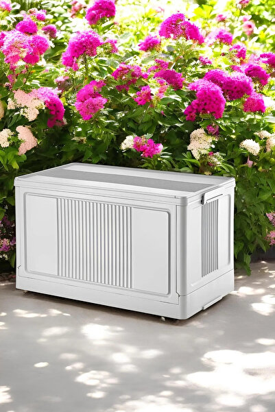 Genel Markalar Tek Kat Çok Amaçlı İstiflenebilen Tekli Portatif Organizer Kapaklı Kasa Çok Amaçlı Katlanır