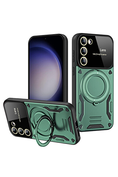 Hatreds Samsung Galaxy S23 FE Kılıf Kamera Korumalı Renkli Standlı Kılıf