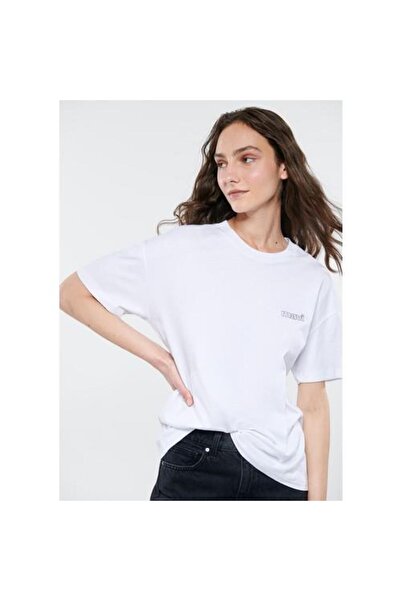 Mavi Λευκό μπλουζάκι με γυναικείο λογότυπο 1611309 -620