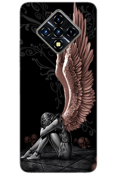 Ceppare iNfinix Zero 8 (X687) Uyumlu Kılıf Desen Baskılı Silikon Enslaved Ang...