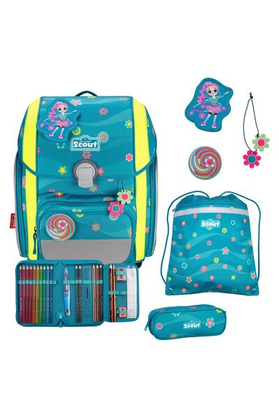 Scout Genius Súprava školskej tašky 4-dielna