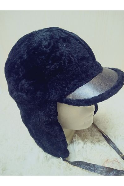 hoaryage 100% Sheep Russian Ushanka Aviator Hunter Snow Ski Cap Ear Cap Pilot Hat