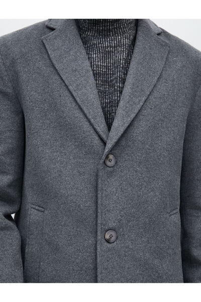 Koton Grauer Herrenmantel