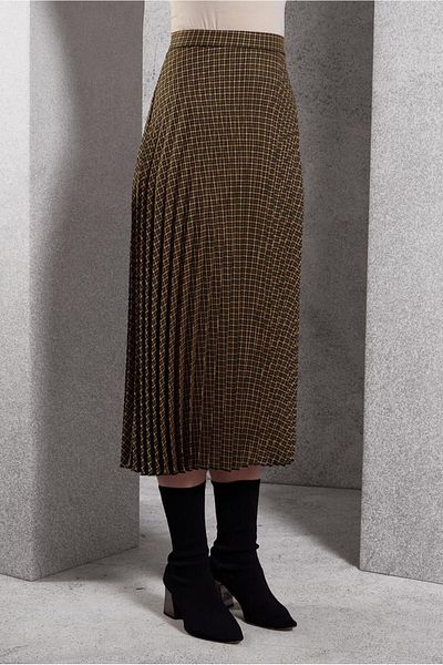 Alvina Pleated Tesettor Skirt 60627