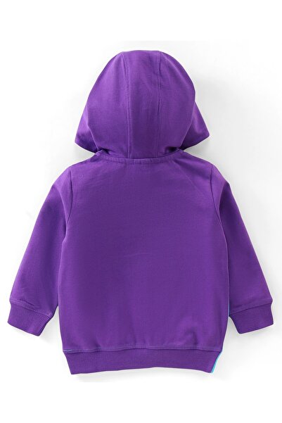 Babyhug Cotton Knit Full Sleeves Colour Block Hooded T-Shirt & Lounge Pant Set- Multicolour