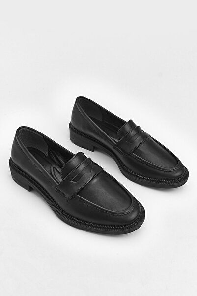 Marjin Damskie mokasyny na co dzień Celas czarne