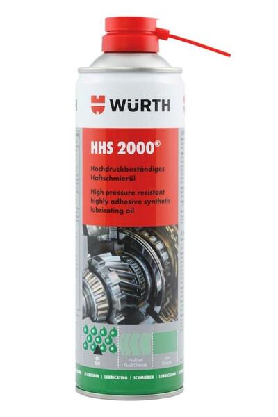 Würth Hhs 2000-yağlama Spreyi 500ml Tutunma Özellikli Yağlayıcı
