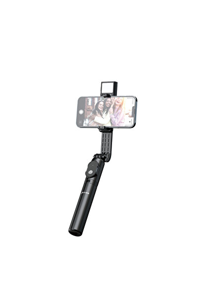 Lenyes LPH101 Canlı Yayın Dolgu Işıklı Tripod ve Selfie Çubuğu Siyah