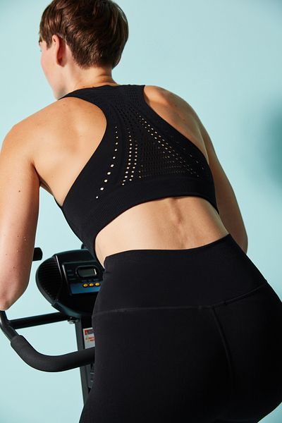 Penti Seamless Black Seamless Crop Top