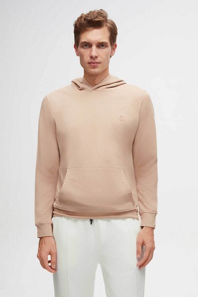 D'S Damat Beige Farbe - Relaxed Fit Sweatshirt aus Baumwolle mit Logo-Aufdruck
