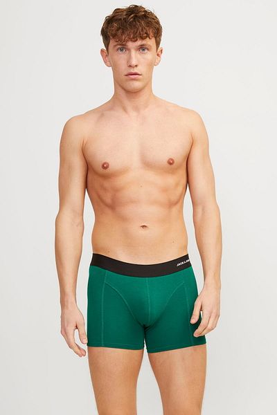 Jack & Jones J&J LUCAS Bamboo Blue Red Green Boxer 3 Πακ