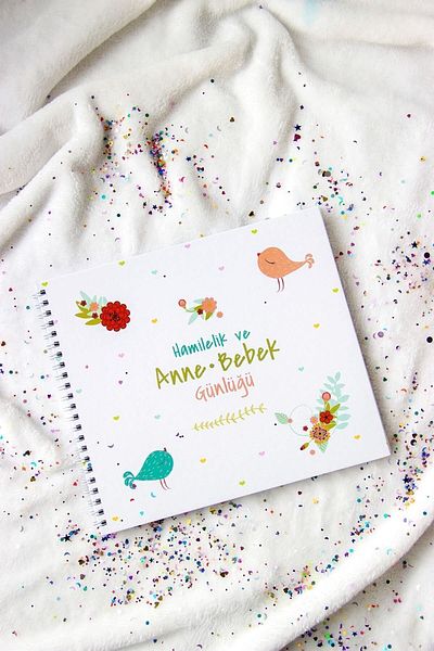 asel sanat Pregnancy and Mother & Baby Diary & Pregnant Memory Book & Baby Memory Book - Agenda