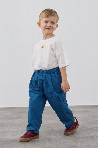 Tics Indigo Cargo Pants