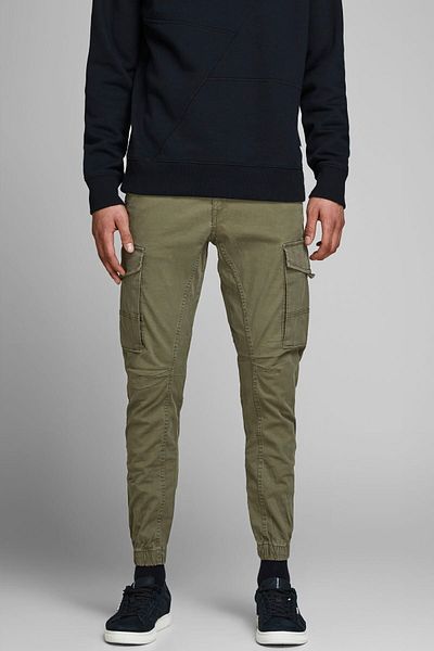 Jack & Jones Men's Side Pocket Cargo Pants - Paul Flake