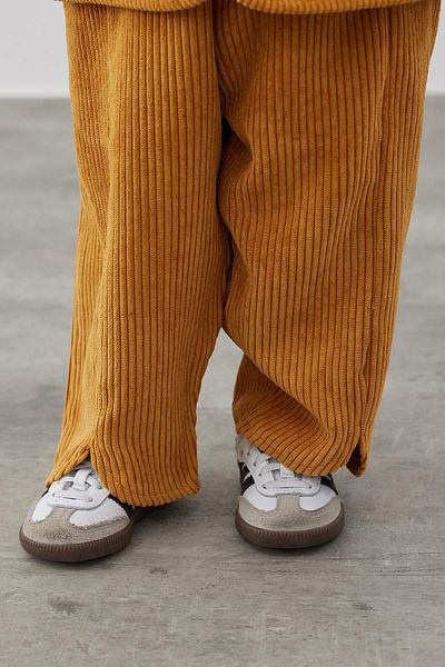Tics Mustard Slit Trousers