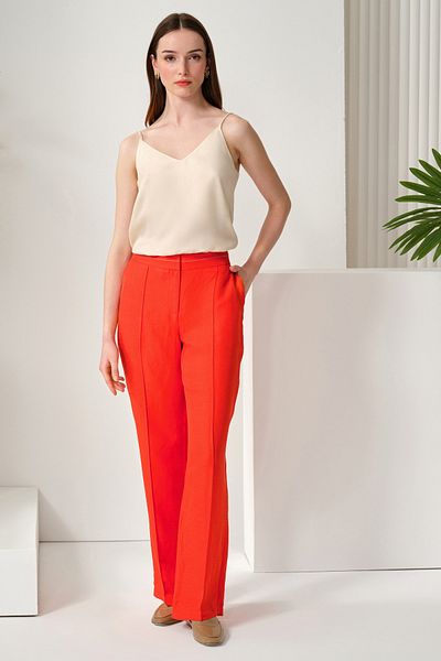 Naramaxx Linen Blend Wide Leg Trousers