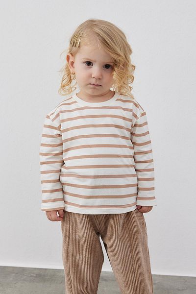 Tics Mink Striped Sweat