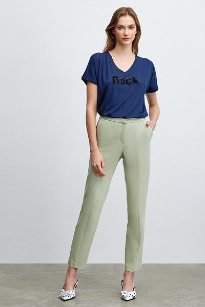 Naramaxx Classic Trousers with Stitched Front