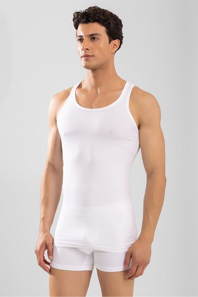 BAYKAR White Rambo Cotton Men's Athlete