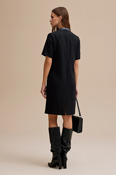 Naramaxx Deri Detaylı Spor Elbise