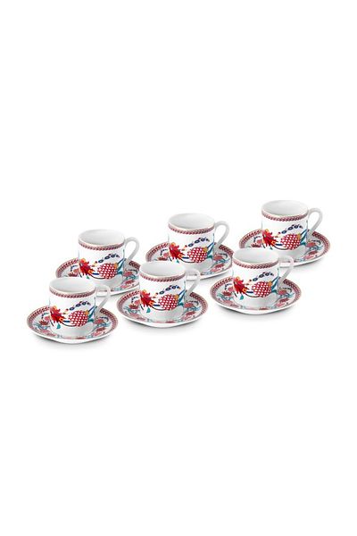 Karaca Emirgan 6-Person Coffee Cup 90 ml