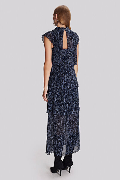 Naramaxx Fırfırlı Maxi Elbise