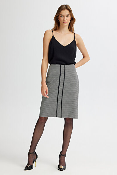 Naramaxx Önü Şerit Detaylı Klasik Etek