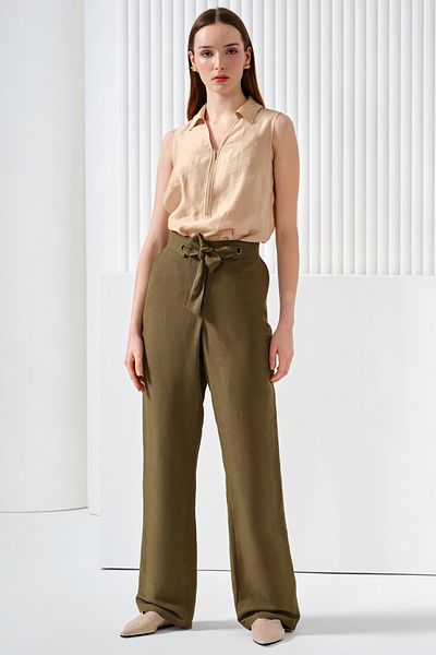 Naramaxx Belted Wide Leg Trousers