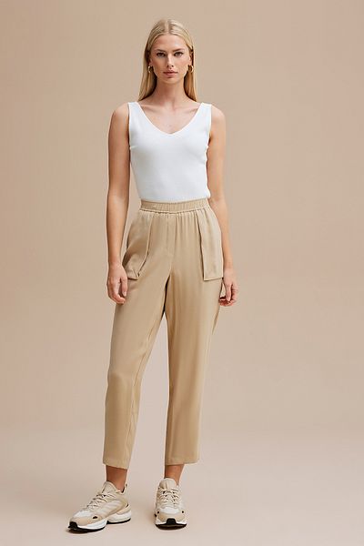 Naramaxx Carrot Form Sports Trousers with Elastic Waist