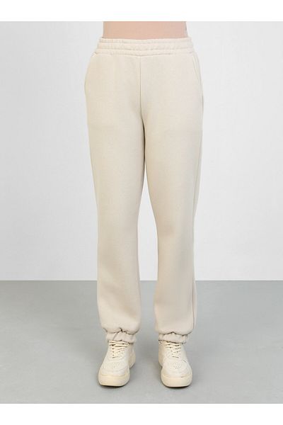 Benin Benin Raised Jogger Pants - Bone Model