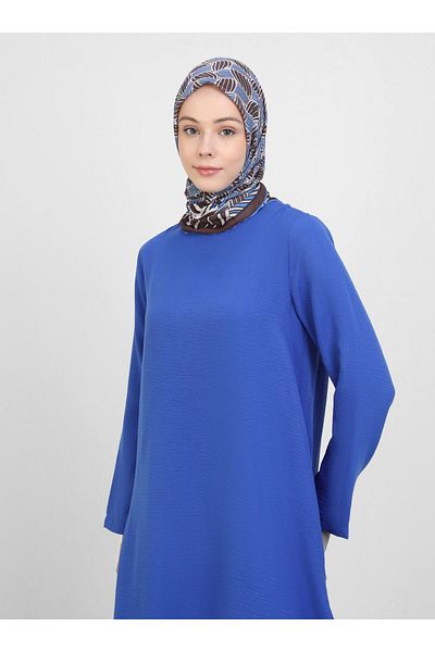 Refka Aerobin Basic Set - Dark Saks Tunic and Pants Set