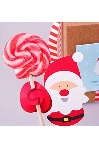 Masalsı Concept 1 Adet Yılbaşı Çocuklar Için Hediyelik Şeker Kartı Noel Baba,...