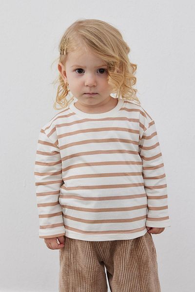 Tics Mink Striped Sweat