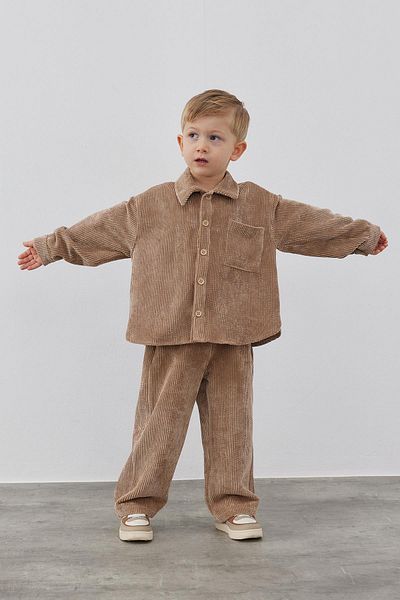 Tics Σετ μπουφάν Mink Velvet Oversize