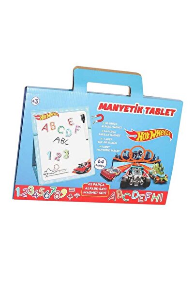 Oyuncak Fabrikası Hot Wheels Manyetik Tablet 64 Parça