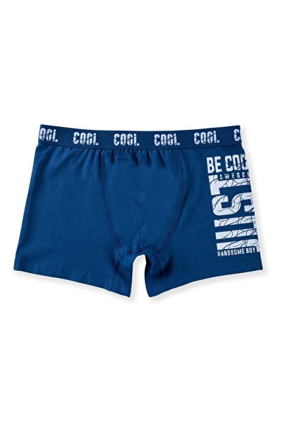 BAYKAR Erkek Çocuk Pamuklu Baskılı Rahat Kesim Likralı Boxer 3051 Renkli