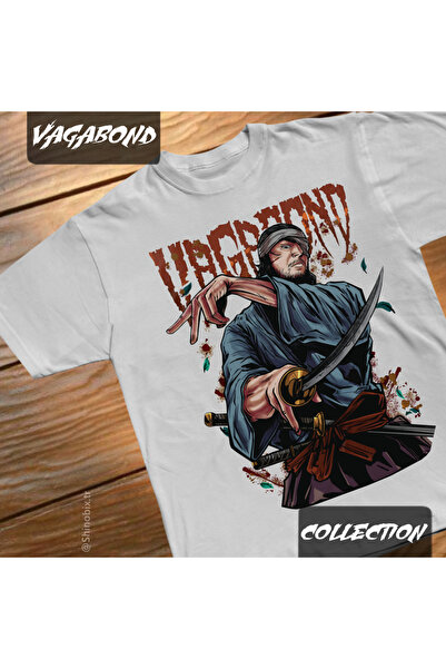 SHINOBIX Vagabond Anime / Manga Miyamoto Musashi Shinmen Takezo Oversize T-Shirt
