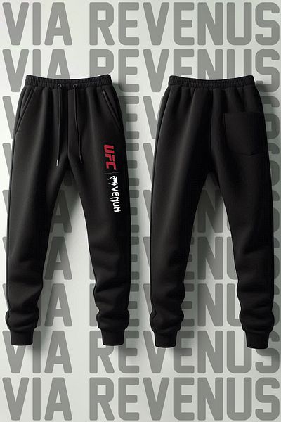 Vordevia Ufc Printed 3 Thread Raised Soft Fabric Tracksuit