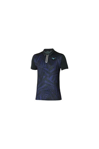 MIZUNO Ανδρικό μπλουζάκι Mugen Shadow Polo μαύρο / με σχέδιο