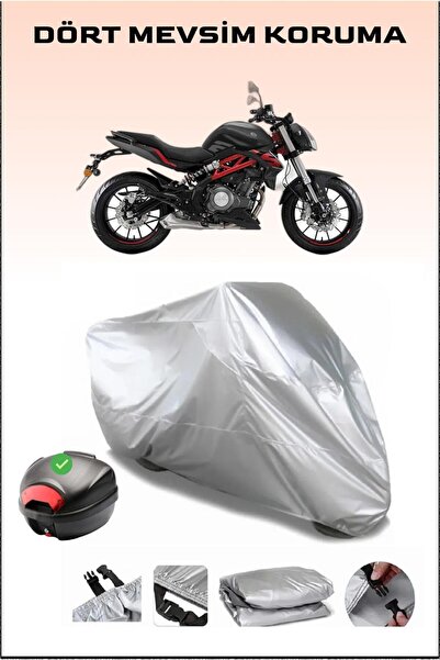 Breen غطاء دراجة نارية متوافق مع حقيبة Benelli TNT 249-S الخلفية، مصنوع من قم...