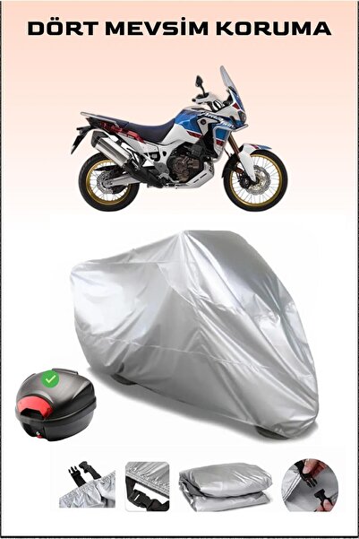 Breen Motorcycle Cover Compatible with Honda CRF1000L Africa Twin DCT Rear Ba...