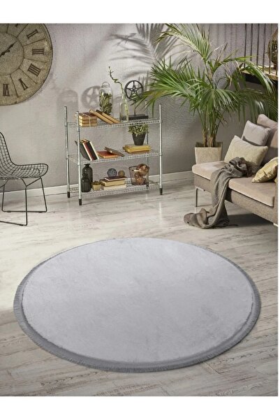 AKSU Plush Carpet - Round Comfort, Flat Fringed