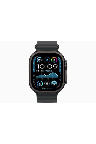 Apple Watch Ultra 2 GPS + Cellular 49mm Black Titanium Case with Black Ocean Band