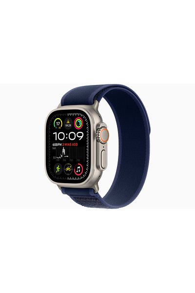 Apple Watch Ultra 2 GPS + Cellular 49mm Natural Titanium Case with Blue Trail Loop - M/L