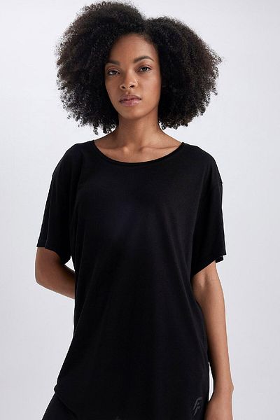 DeFacto Tricou Sport Comfort Fit cu decolteu - Mânecă scurtă Z6740az23sp
