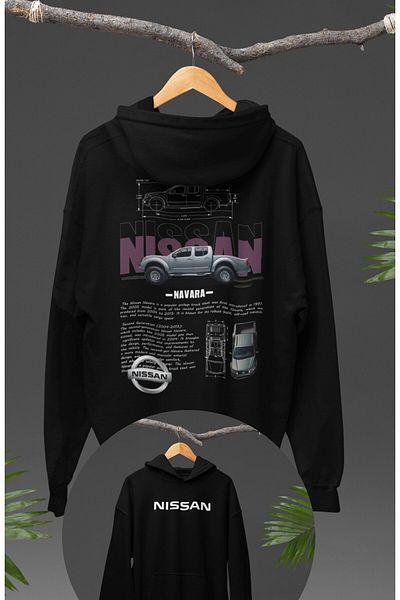 Fuddy Moda Nis San Navara Patterned - Unisex Oversize Hooded Sweatshirt