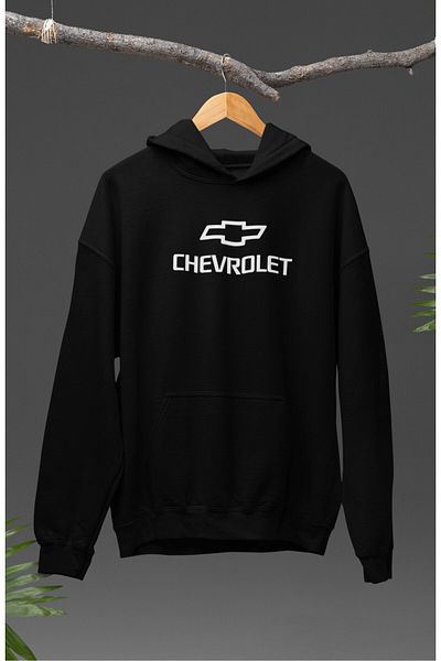 Fuddy Moda C-10 Unisex Hooded Sweatshirt - Back Printed, Car Themed Classic Hoodie