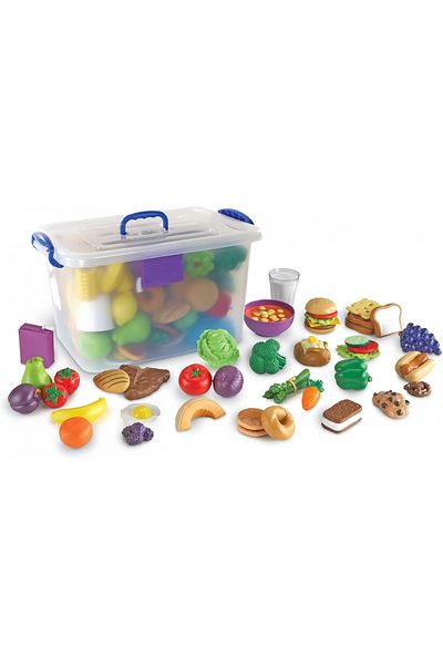 Learning Resources مجموعة لعب الطعام للفصول الدراسية من نيو سبراوتس - LER9723