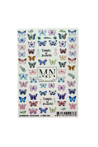 Mia Professional W-77 Model Stiker Mn