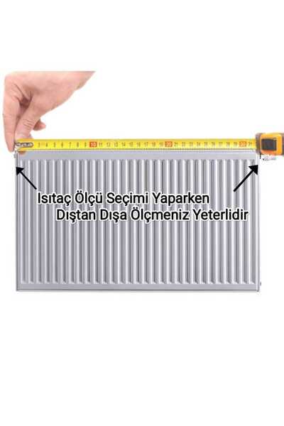 ISITAÇ 60 Cm Petek Üstü Için 55 Cm Alüminyum Isı Yönlendirici-radyatör Suluğu Hediyeli